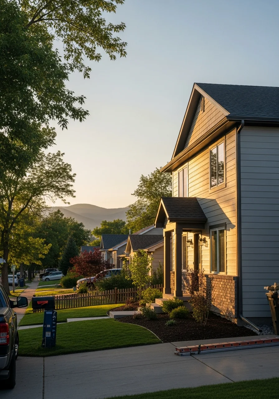 Completed residential project in Arapahoe County featuring modern updates to a traditional suburban home.